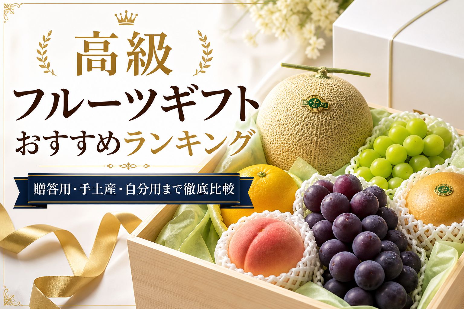 高級フルーツギフトおすすめランキング｜贈答用・手土産・自分用まで徹底比較